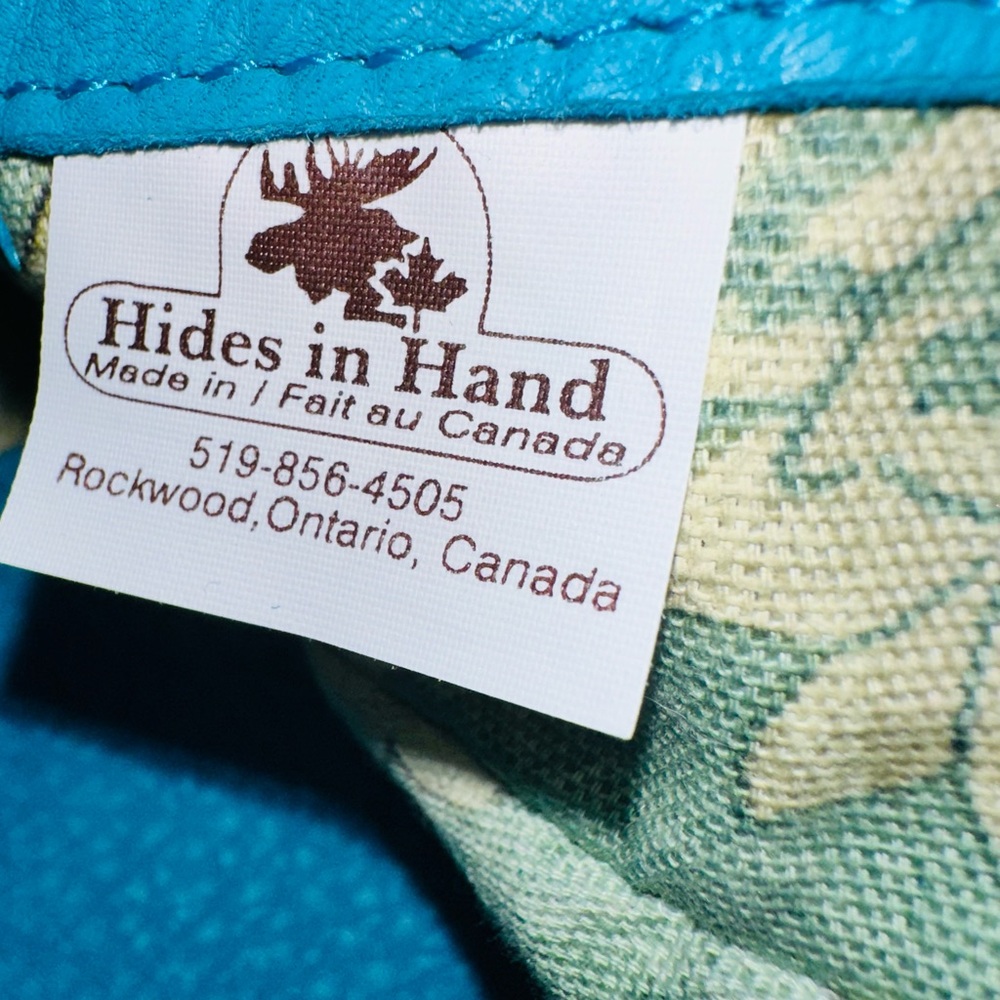 Custom made only one ever made butter soft Blue skull Embossed Tote - Picture 13 of 17